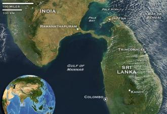 Адамов Мост – сухопутная связь Индии и Шри-Ланки